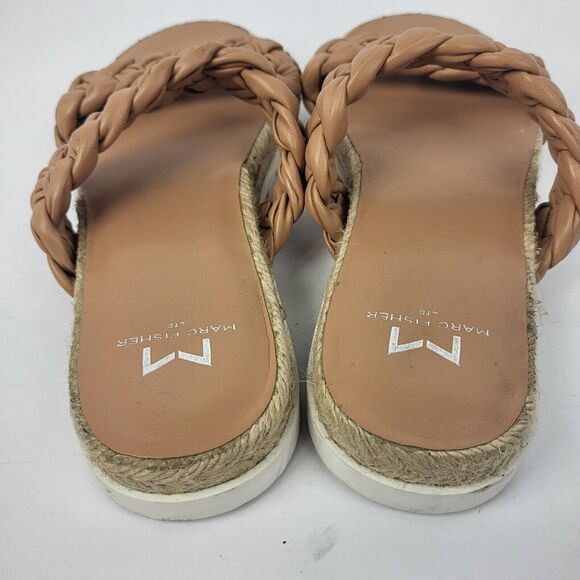 Marc Fisher Jaimee Espadrille Slide Sandal Leather - Picture 8 of 10